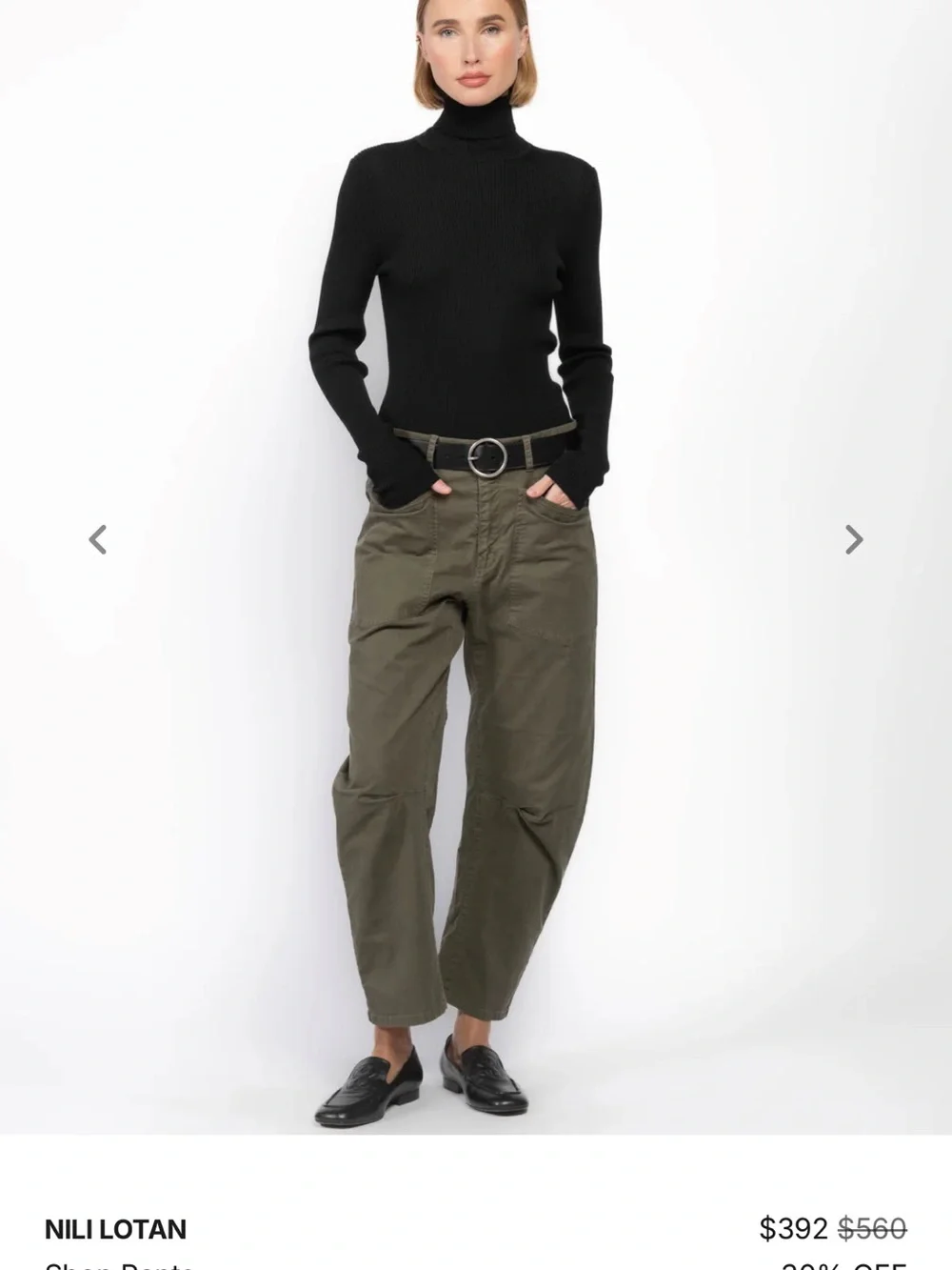 Nili Lotan Shon cotton pants - Picture 3 of 6